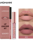 Lipstick Lip Gloss Lip Liner Pen Set