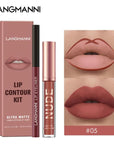 Lipstick Lip Gloss Lip Liner Pen Set