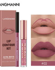 Lipstick Lip Gloss Lip Liner Pen Set